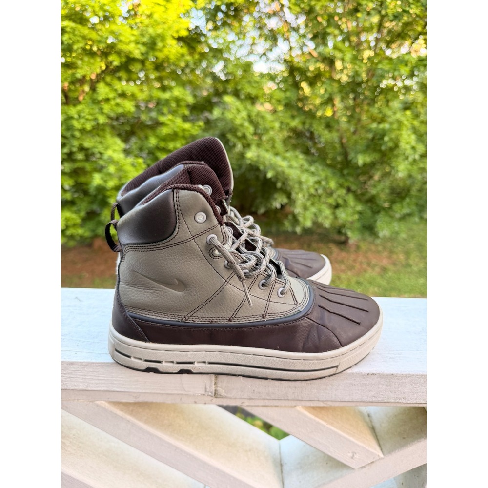 Nike ACG Woodside 2 Duck Boots Brown Olive Green Mens Winter Hiking 386469-200